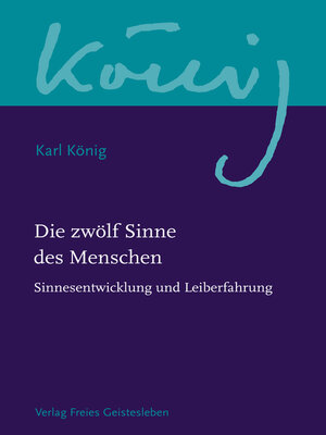 cover image of Die zwölf Sinne des Menschen